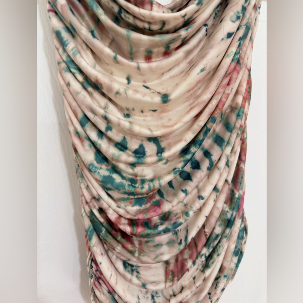 ZARA PRINTED CUT OUT MINI DRESS - Picture 11 of 16